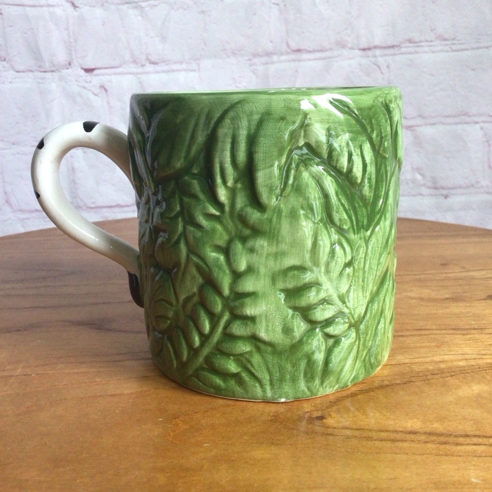 Vintage Rare Lillian Vernon Majolica Mug with Zebra Design - 1970’s - Picture 3 of 6